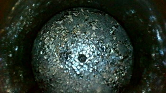 Depstech Inspection Camera picture inside of cylinder