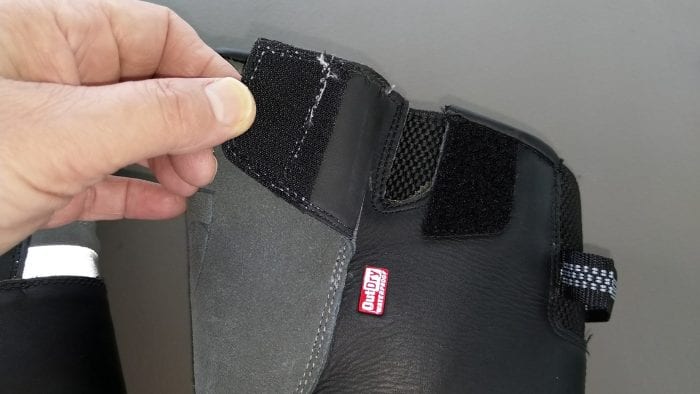 REV'IT! Gravel OutDry Boots top adjuster flap