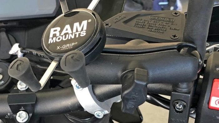 The RAM Mounts X-Grip installed on my KTM 790 Adventure.