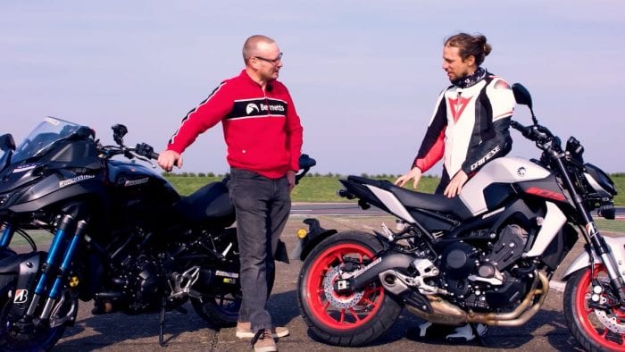 Yamaha Niken traction test