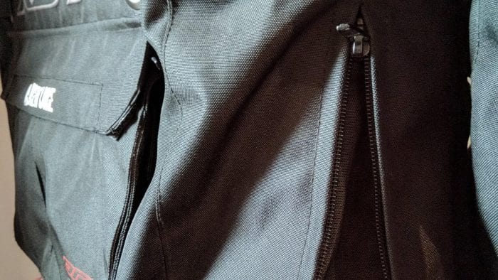 RST Pro Series Adventure 3 Textile Jacket waist zipper and strap