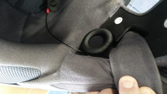 Bikecomm BK-T1 Bluetooth Headset - Speakers fit in SHOEI QWEST