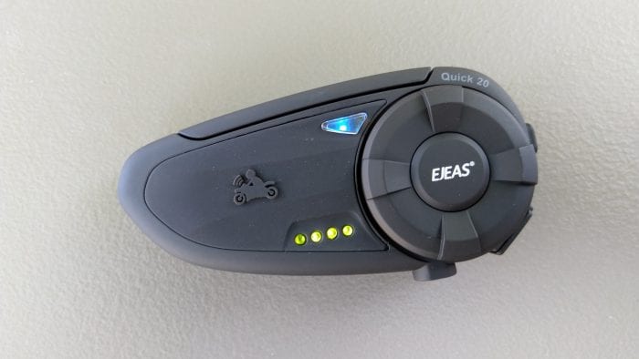EJEAS Quick 20 Bluetooth Helmet System full view
