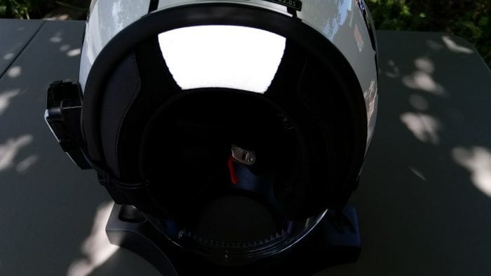 LS2 VERSO Mobile Helmet rear reflective insert