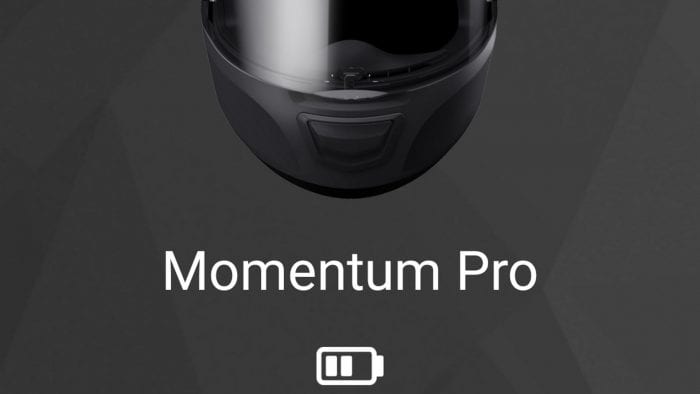 Sena Momentum Pro Helmet - Camera Model and Opening/Main Screen