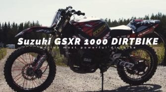 Suzuki GSX-R1000 dirt bike