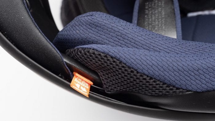 Arai Corsair-X Rea 5 Graphic Helmet emergency pull tab