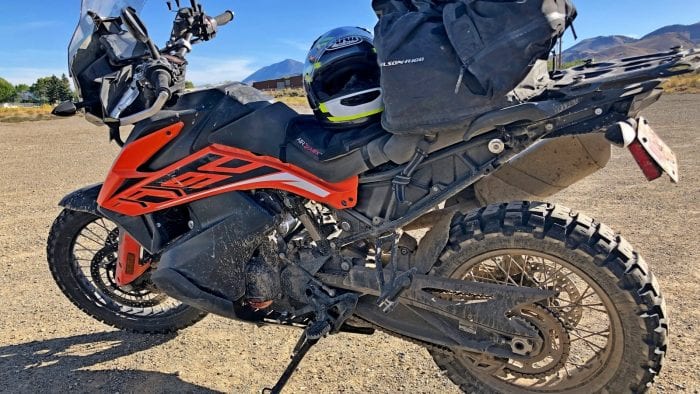 2019 KTM 790 Adventure with Motoz Tractionator Adventure tires.