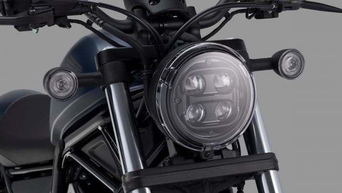 2020 Honda Rebel headlight off