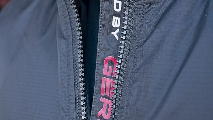Lettering on the Gerbing Heated Vest.