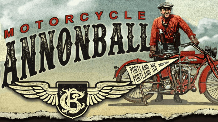 motorcycle cannonball