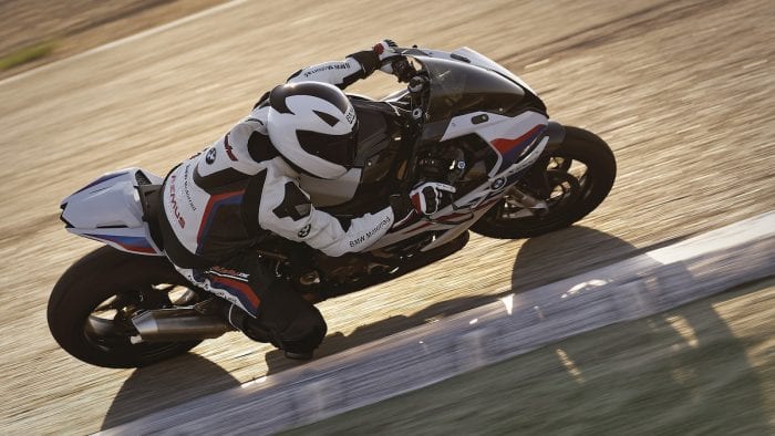 BMW S 1000 RR with M performance parts on it