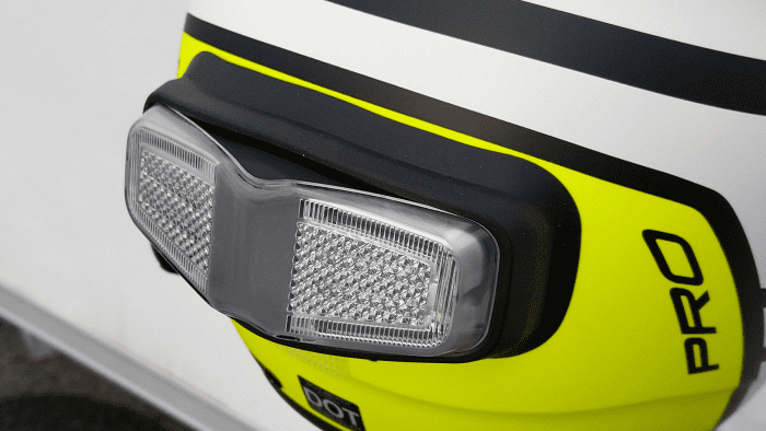 inView, Helmet Module on Schuberth C3 Pro Echo, custom fit look with the skirt seal, view 4