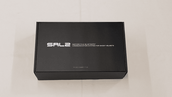 Sena SRL2 BT Kit, box out of its sleeve