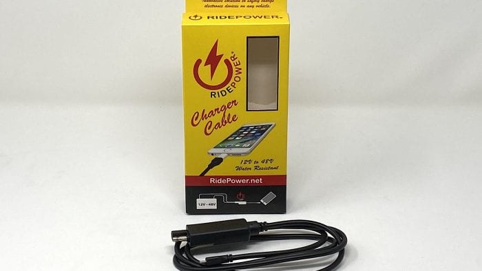 RidePower charger and adapters