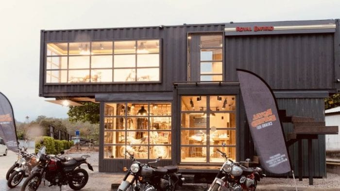 royal enfield mobile showroom