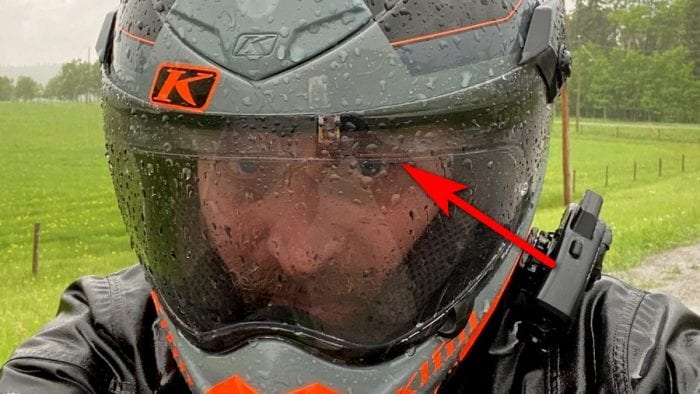 The Klim Krios Pro Pinlock gets in my line of sight sometimes.