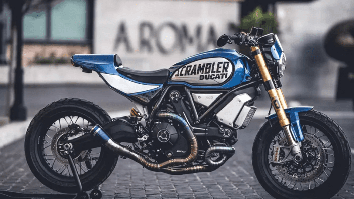 Ducati Scrambler custom rumble