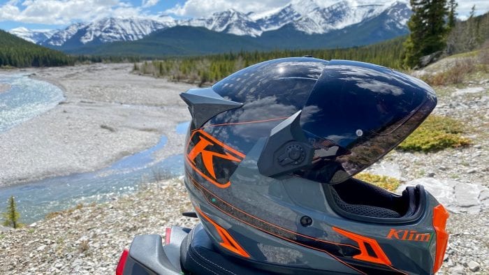 The Klim Krios Pro out in the wild.