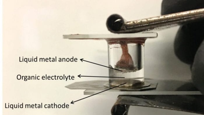 liquid metal battery