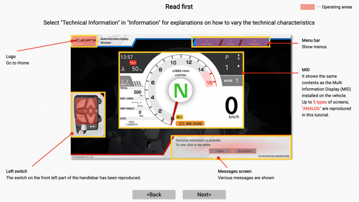 hodna CBR1000RR-R simulator