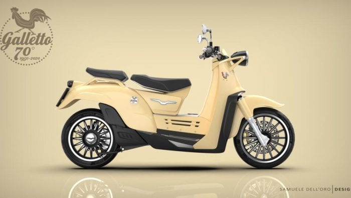 Moto Guzzi Galletto hybrid scooter