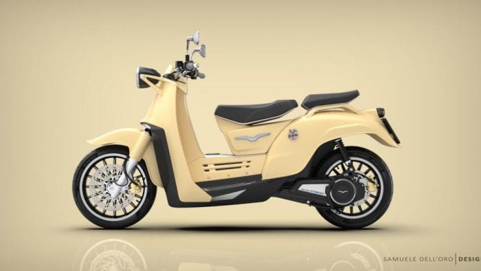 Moto Guzzi Galletto hybrid scooter