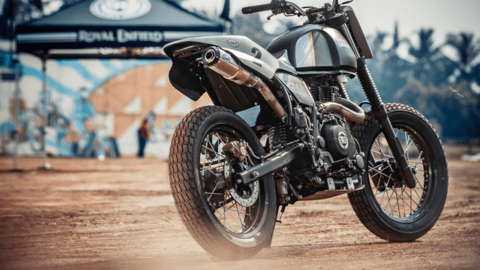 flat track school slide school royal enfield