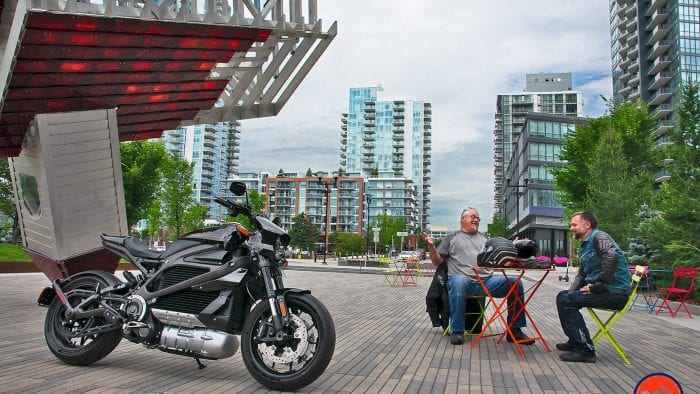 Photographing the Harley Davidson Livewire.