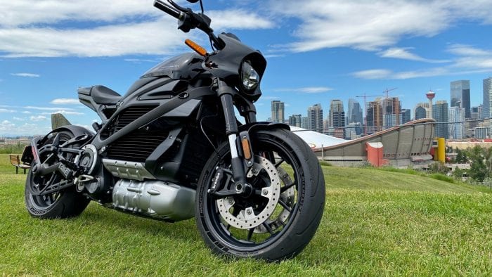 The 2020 Harley Davidson Livewire.