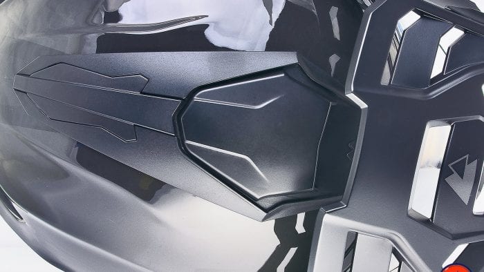 The upper vent on the Touratech Aventuro Traveller Carbon