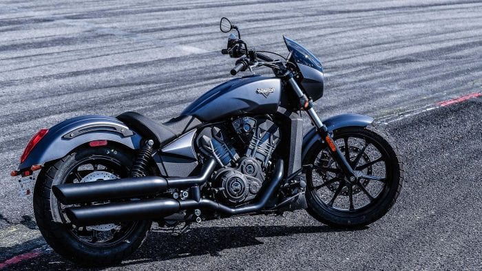 Black Victory Octane Parked On Track