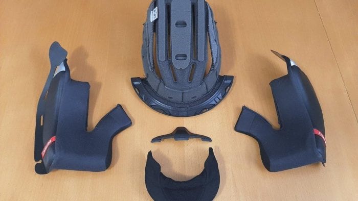 HJC RPHA 11 Pro Carbon helmet interior pieces