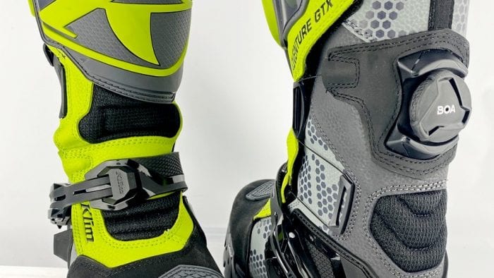 The Klim Adventure GTX boots are very stylish.