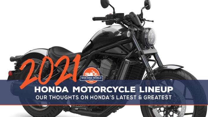 2021 Honda Motorcycle Lineup