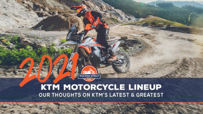 2021 KTM Motorcycle Lineup