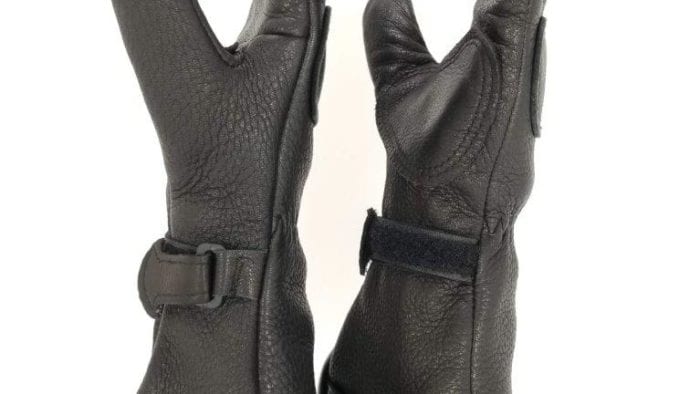 The Lee Parks Design Deersports gloves side view.