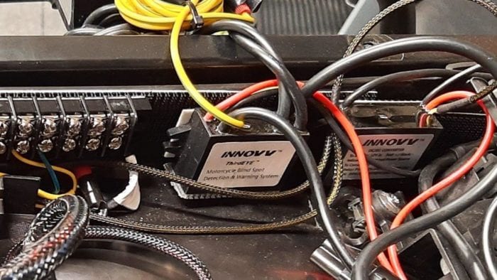 INNOVV ThirdEYE control module with wires plugged in