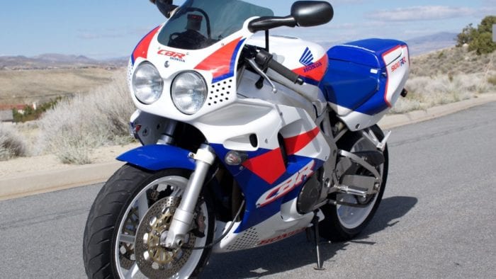 HERO 1993 Honda CBR900RR Parked On A Road