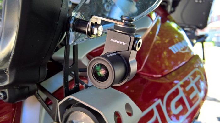 Innovv installed on Triumph Tiger