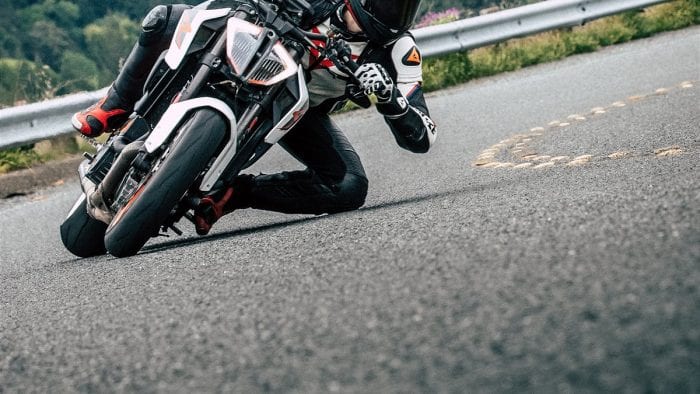 KTM Duke on track