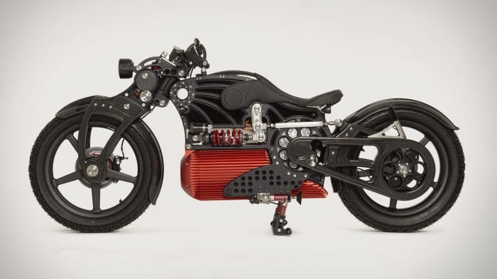 Side view of 'The One', created by Curtiss Motors