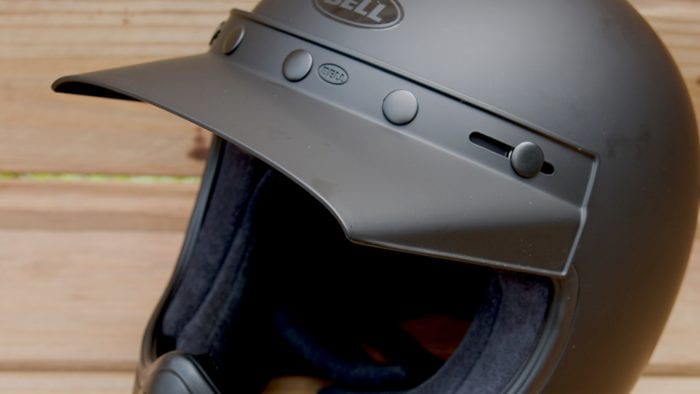 Bell Moto-3 Helmet visor and eye port detail
