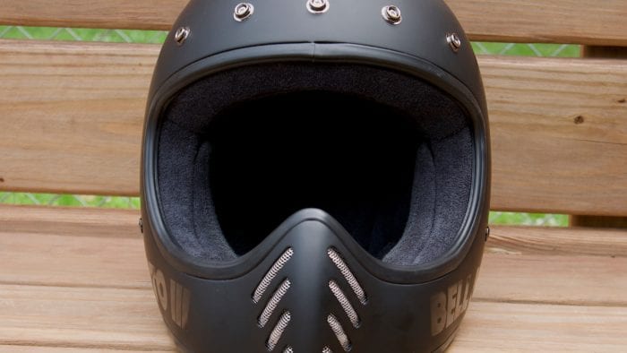 Bell Moto-3 Helmet front, no visor