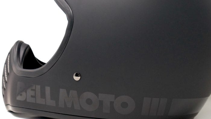 Bell Moto-3 Helmet side graphics detail