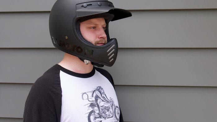Wade Thiel wearing Bell Moto-3 Helmet