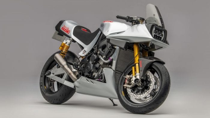 Team Classic Suzuki's lockdown project build; a Katana based around a 2008 GSX-R1000 world superbike machine