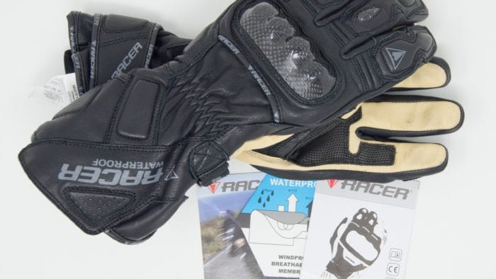 Racer Gloves Multitop 2 Waterproof Gloves Package Contents
