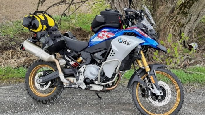 Wolfman Luggage B-Base on 2020 F850GS Adventure