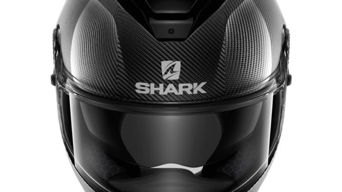 The Shark Spartan GT Carbon helmet.